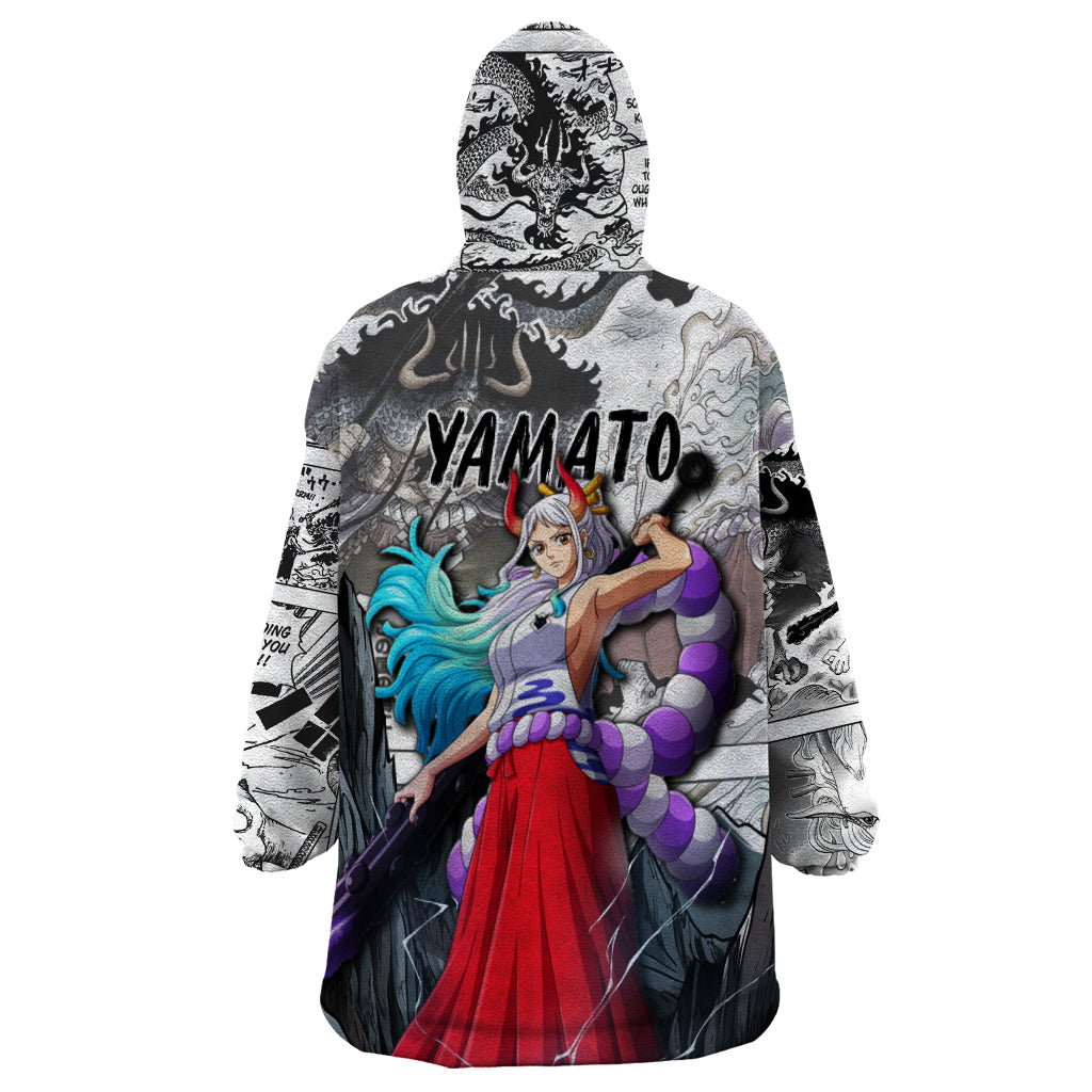 Yamato - One Piece Wearable Blanket Hoodie Anime Mix Manga Style