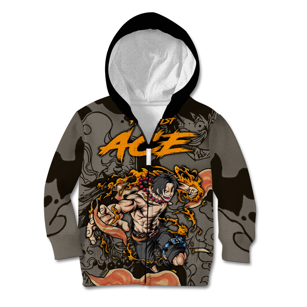 Portgas D.Ace - Fire Fist Of One Piece Kid Hoodie Anime Mix Manga Style
