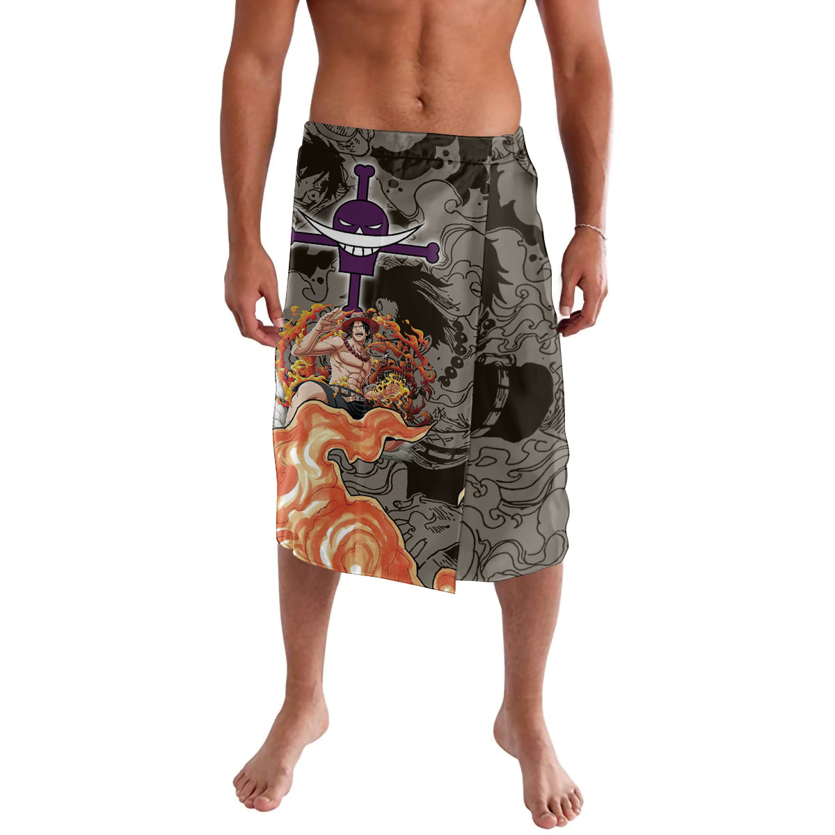 Portgas D.Ace - Fire Fist Of One Piece Lavalava Anime Mix Manga Style
