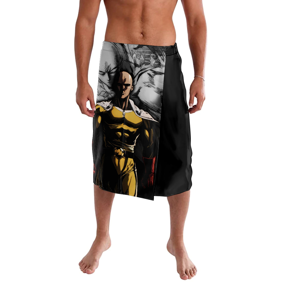 Saitama - One Punch Man Lavalava Anime Mix Manga Style