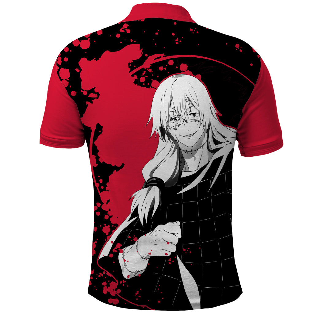 Mahito Jujutsu Kaisen Polo Shirt Manga Style Art