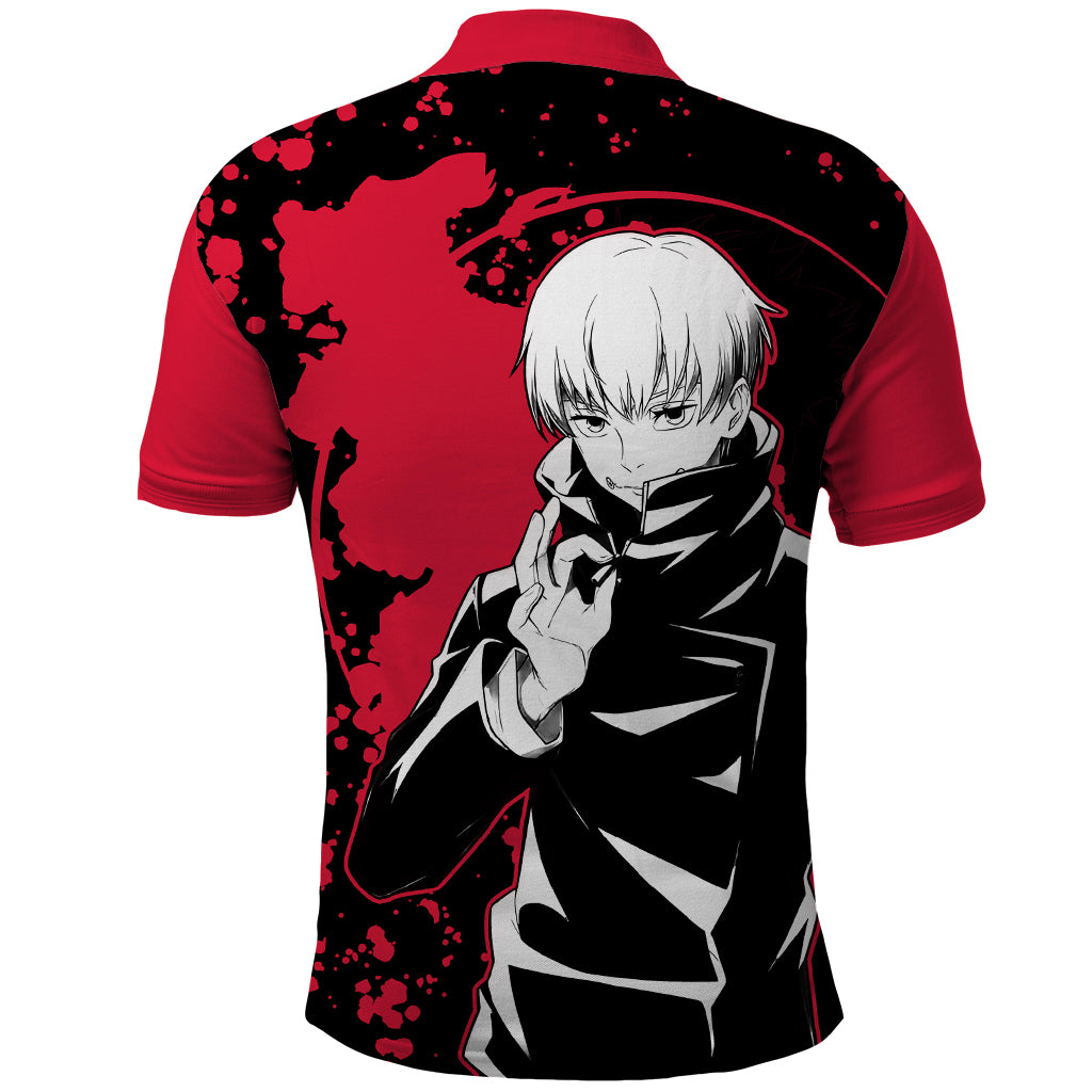 Toge Inumaki Jujutsu Kaisen Polo Shirt Manga Style Art