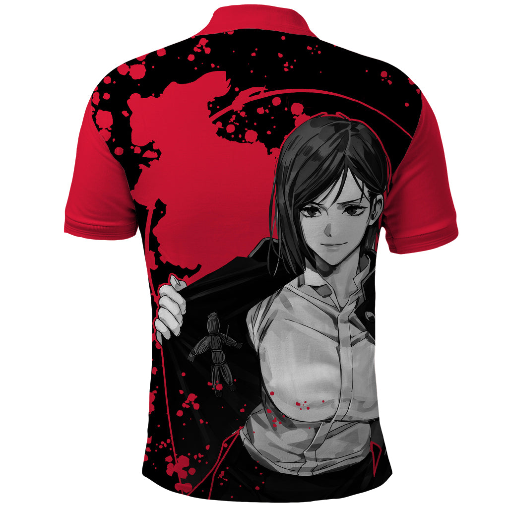 Nobara Kugisaki Jujutsu Kaisen Polo Shirt Manga Style Art