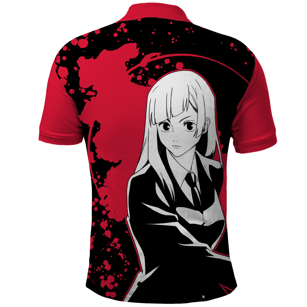 Kasumi Miwa Jujutsu Kaisen Polo Shirt Manga Style Art