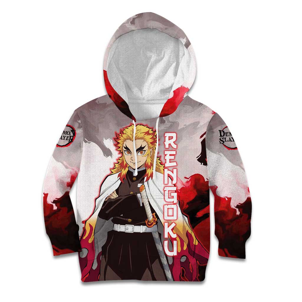 Rengoku Kyoujurou - Demon Slayer Kid Hoodie Anime Style