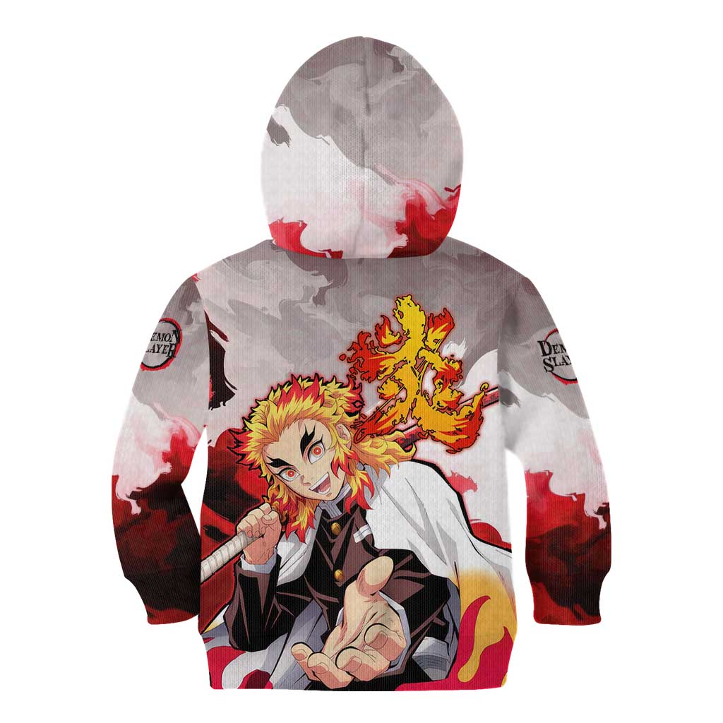 Rengoku Kyoujurou - Demon Slayer Kid Hoodie Anime Style