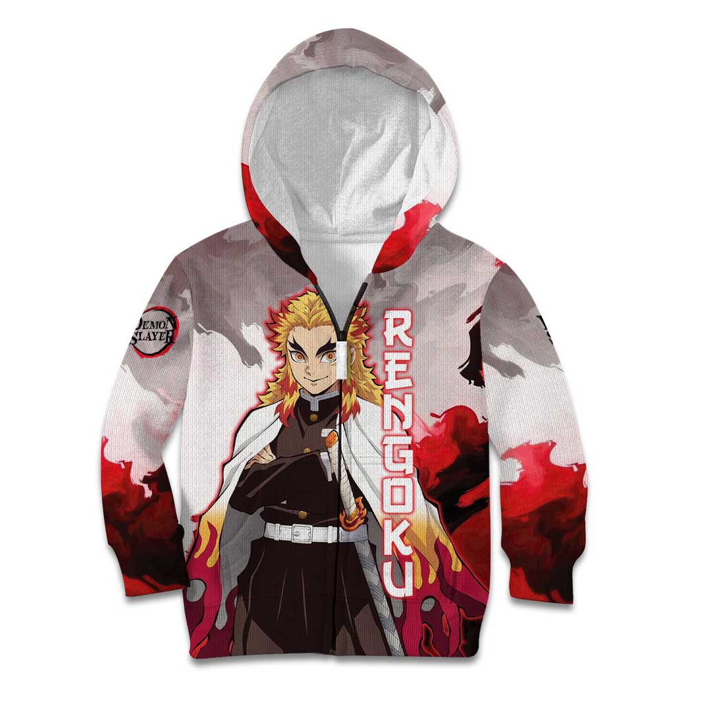 Rengoku Kyoujurou - Demon Slayer Kid Hoodie Anime Style