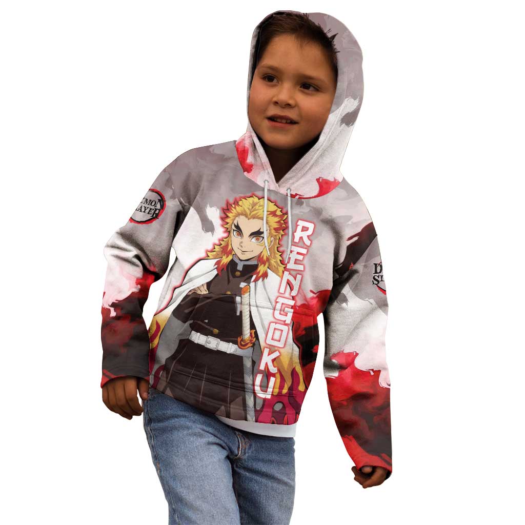 Rengoku Kyoujurou - Demon Slayer Kid Hoodie Anime Style