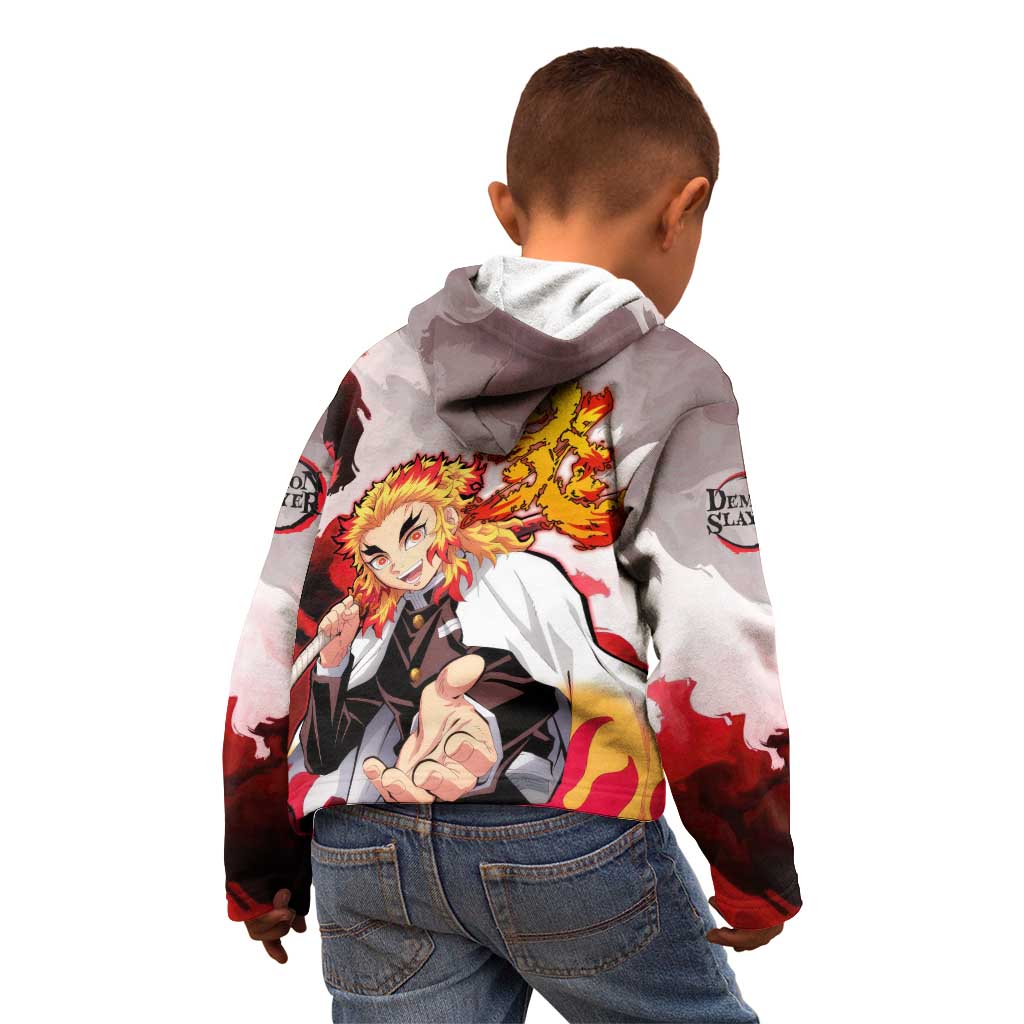 Rengoku Kyoujurou - Demon Slayer Kid Hoodie Anime Style