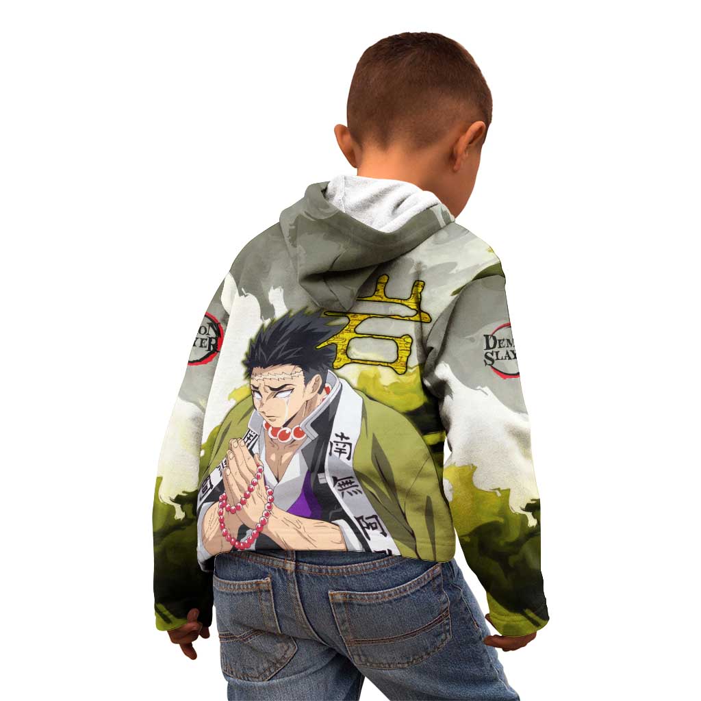 Gyomei - Demon Slayer Kid Hoodie Anime Style