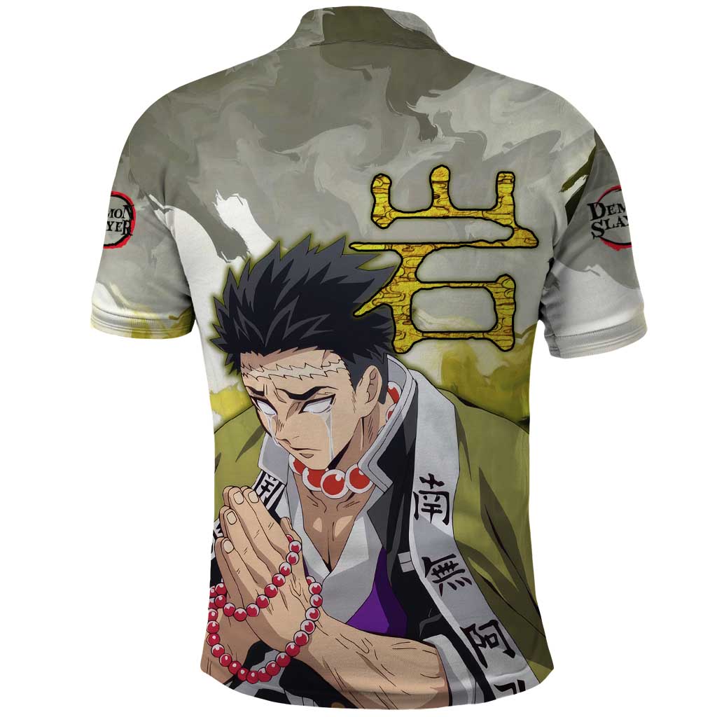Gyomei - Demon Slayer Polo Shirt Anime Style