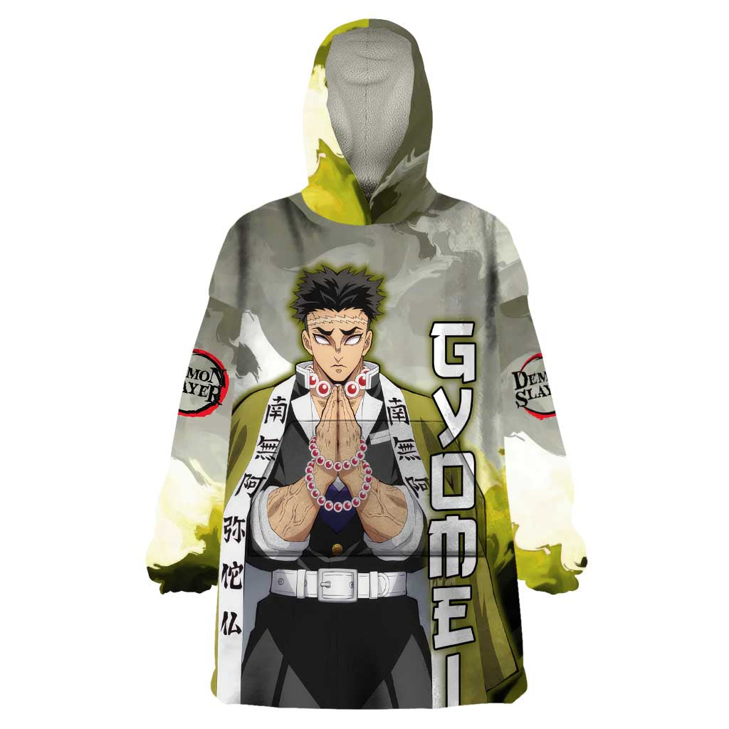 Gyomei - Demon Slayer Wearable Blanket Hoodie Anime Style