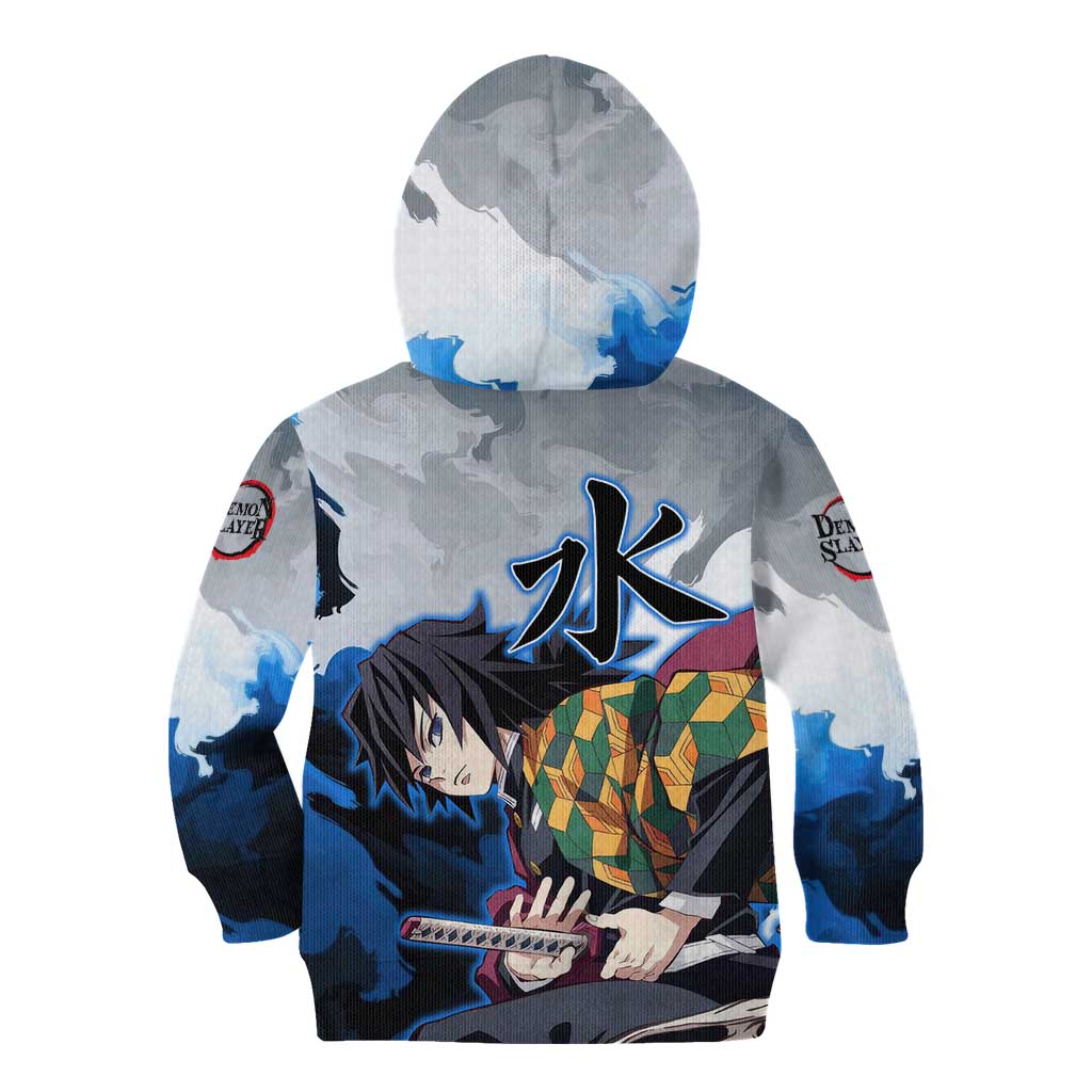 Giyu Tomioka - Demon Slayer Kid Hoodie Anime Style