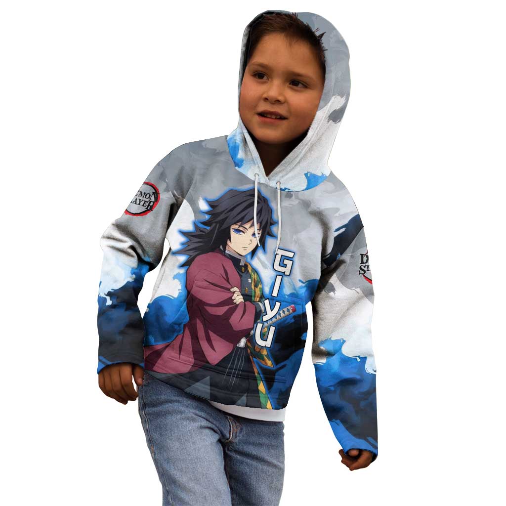 Giyu Tomioka - Demon Slayer Kid Hoodie Anime Style