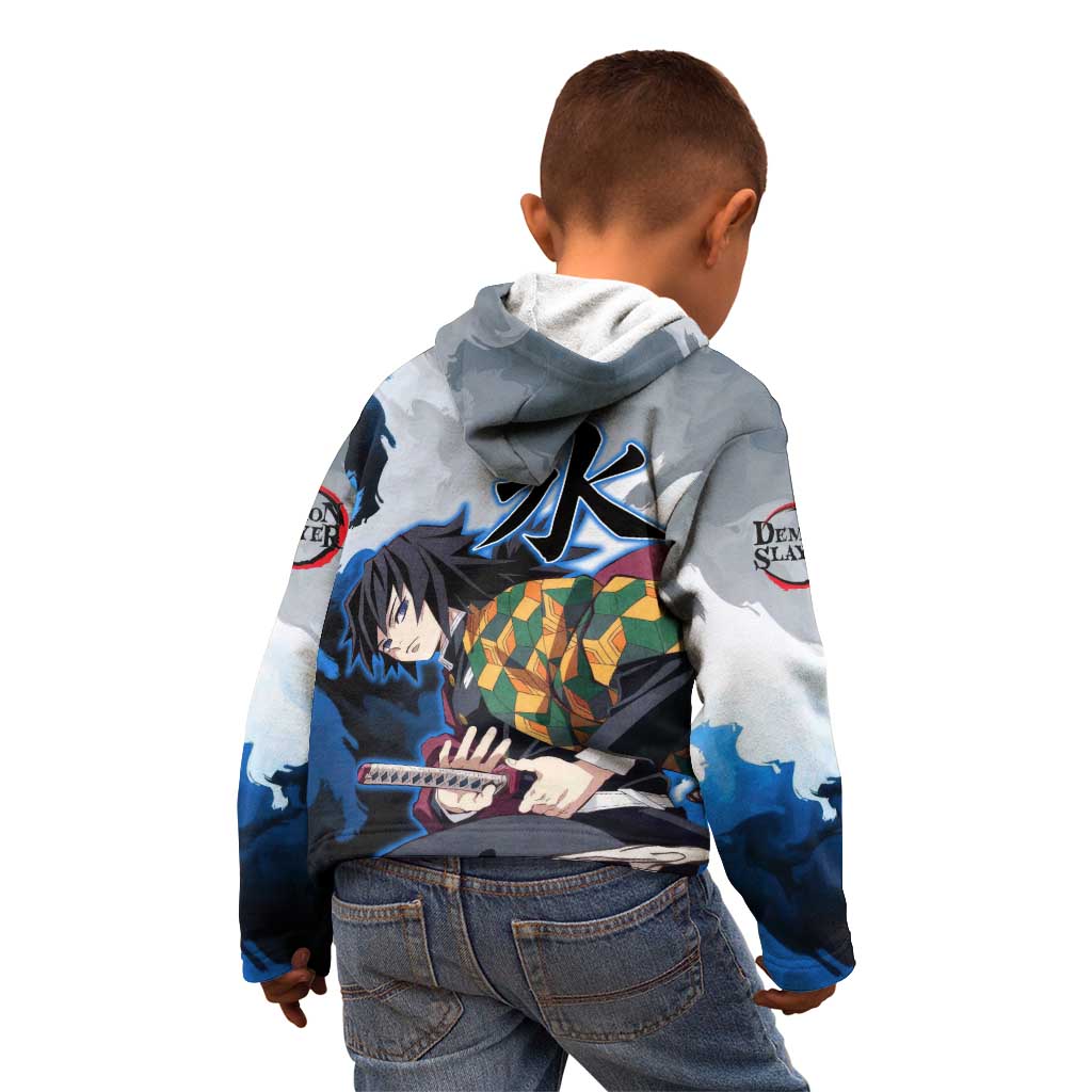 Giyu Tomioka - Demon Slayer Kid Hoodie Anime Style
