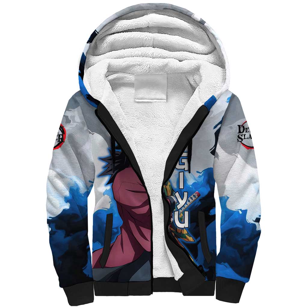 Giyu Tomioka - Demon Slayer Sherpa Hoodie Anime Style
