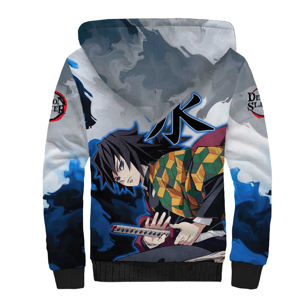 Giyu Tomioka - Demon Slayer Sherpa Hoodie Anime Style