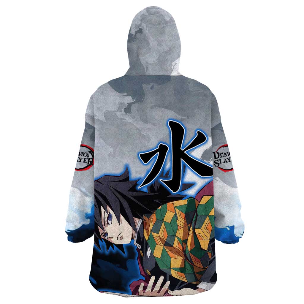 Giyu Tomioka - Demon Slayer Wearable Blanket Hoodie Anime Style