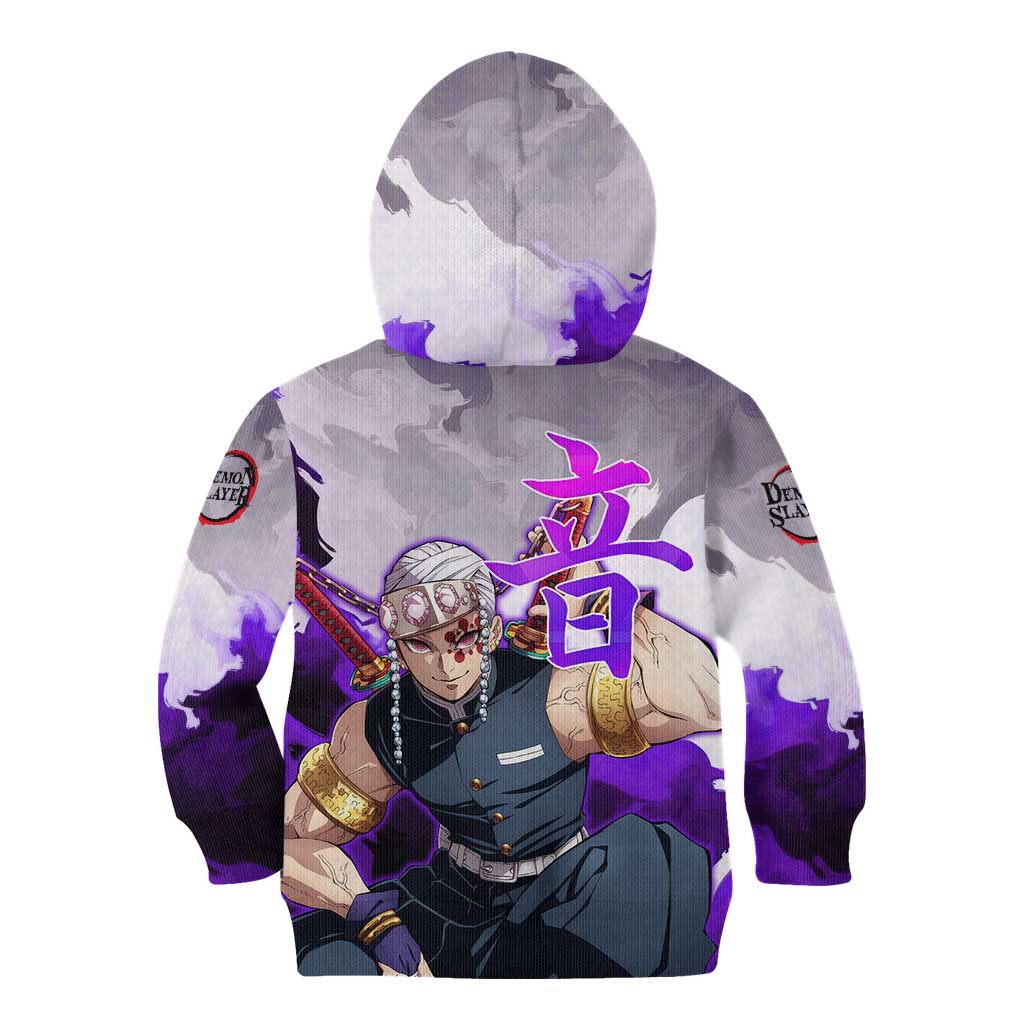 Tengen Uzui - Demon Slayer Kid Hoodie Anime Style