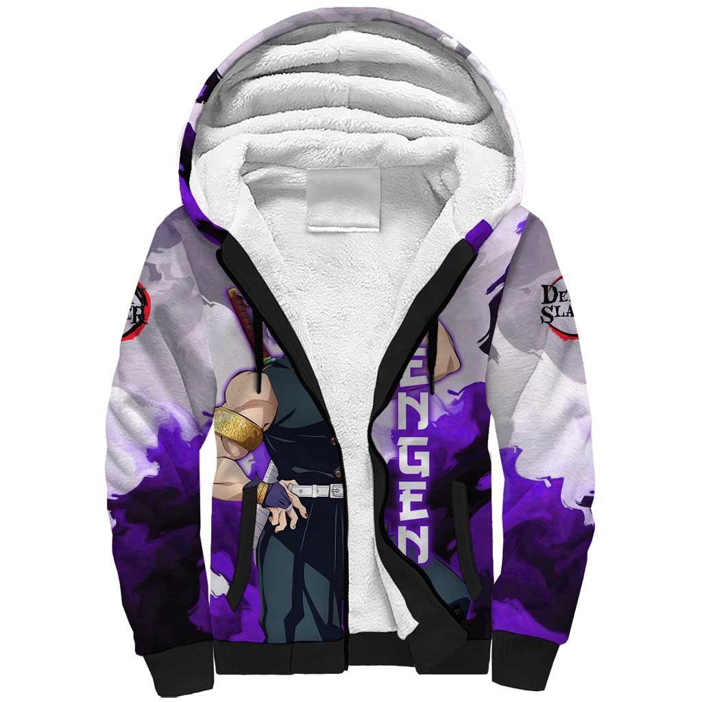 Tengen Uzui - Demon Slayer Sherpa Hoodie Anime Style
