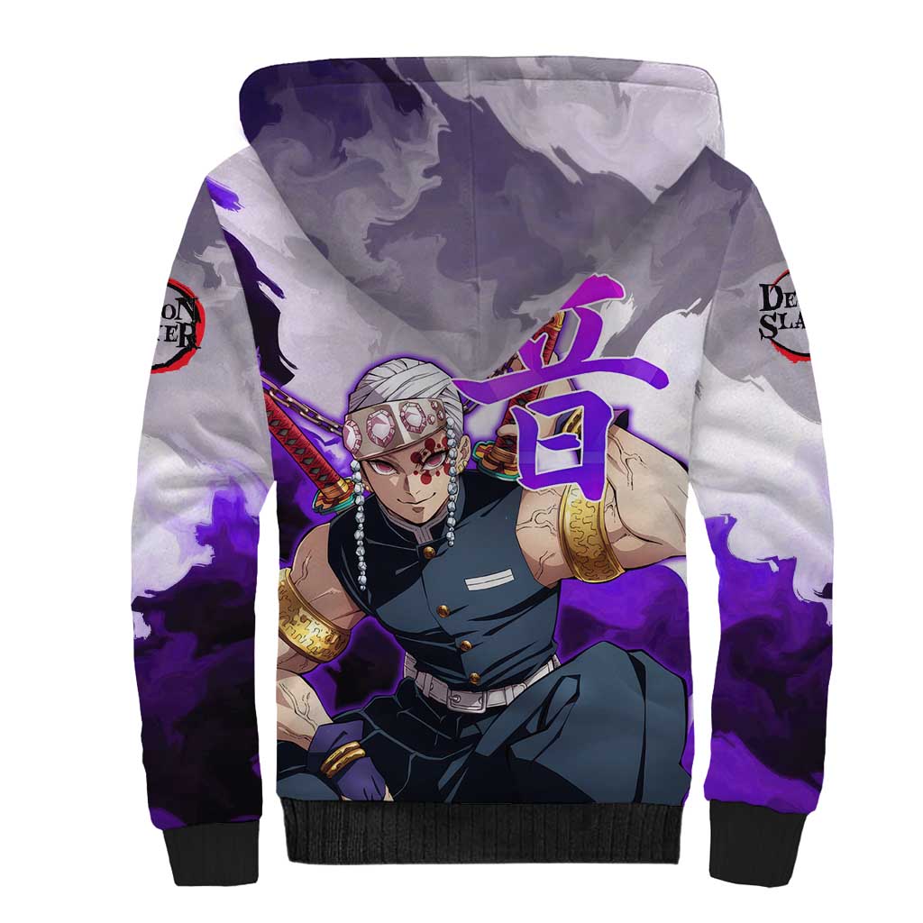 Tengen Uzui - Demon Slayer Sherpa Hoodie Anime Style