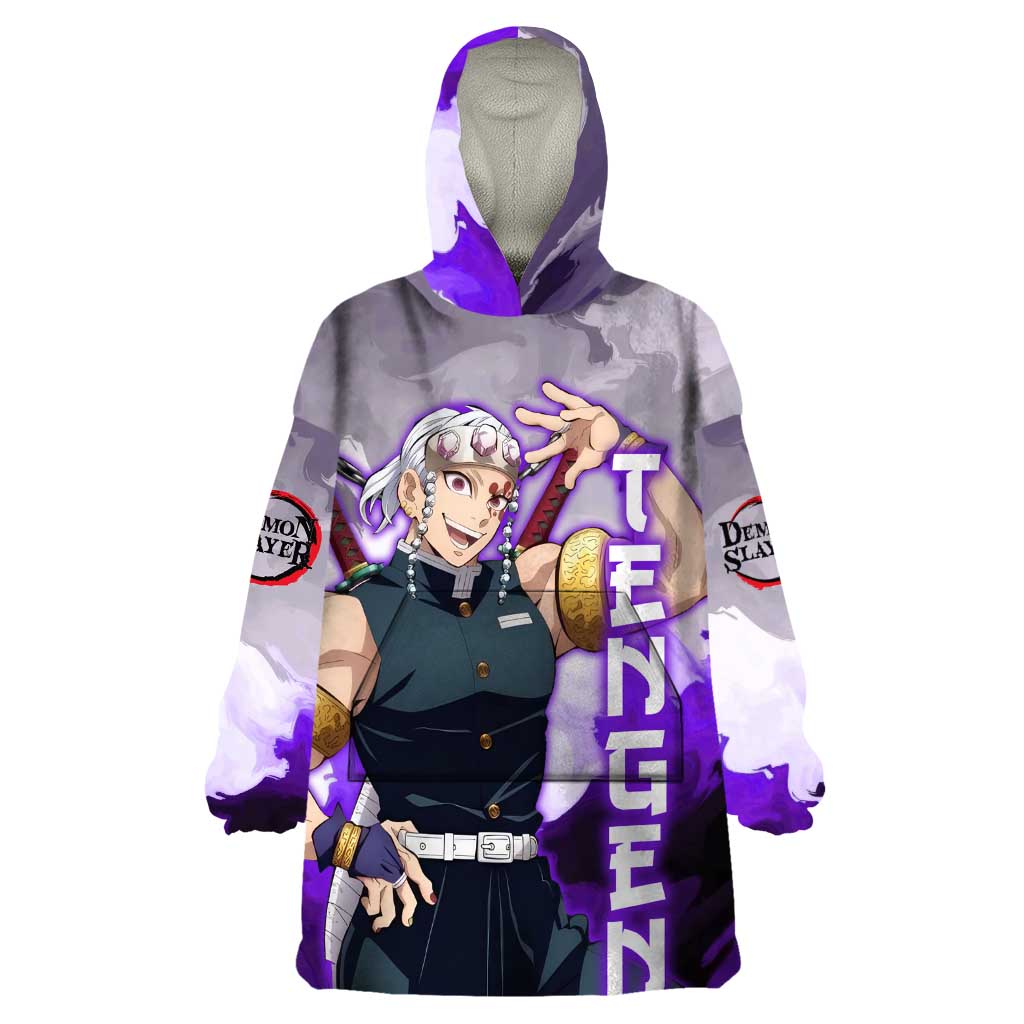 Tengen Uzui - Demon Slayer Wearable Blanket Hoodie Anime Style