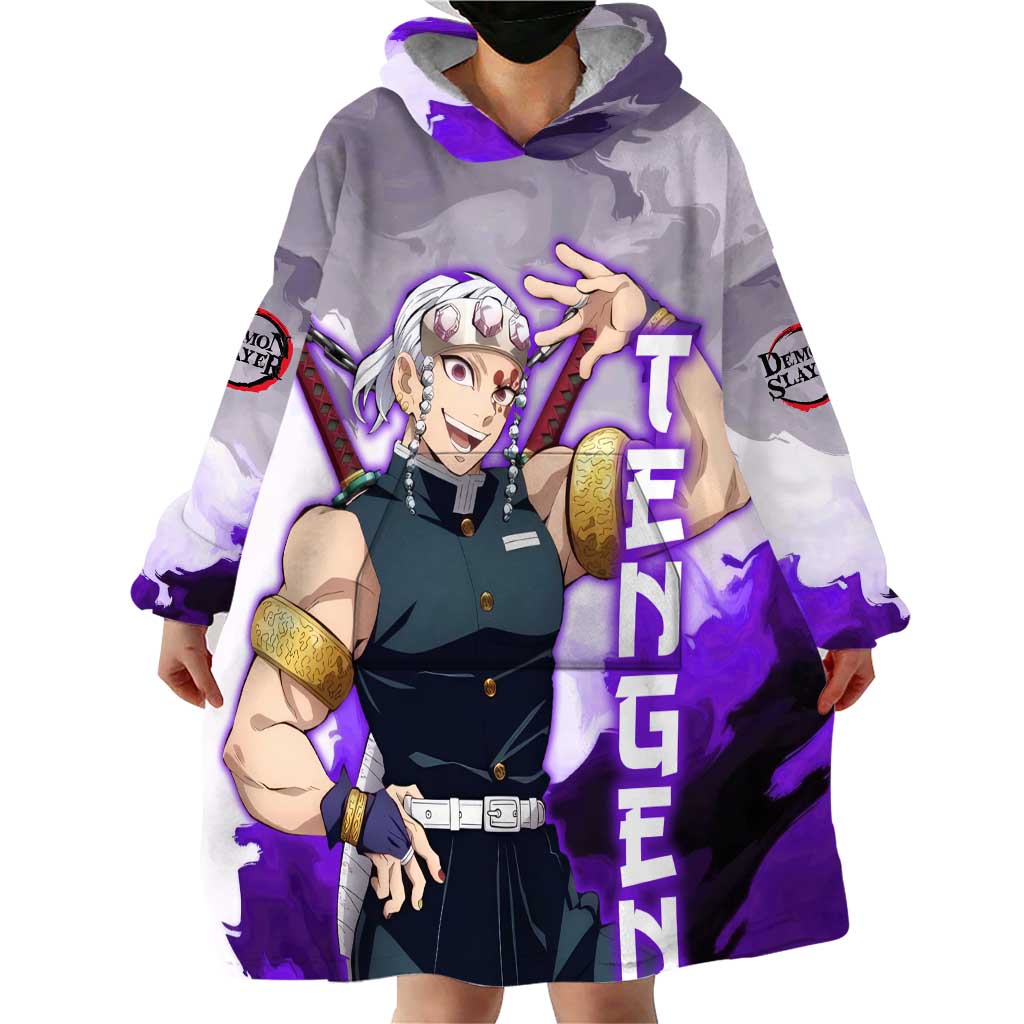 Tengen Uzui - Demon Slayer Wearable Blanket Hoodie Anime Style