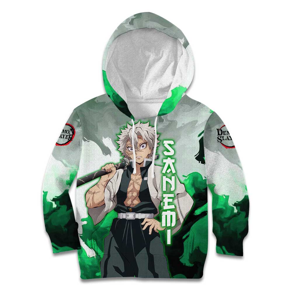 Sanemi Shinazugawa - Demon Slayer Kid Hoodie Anime Style