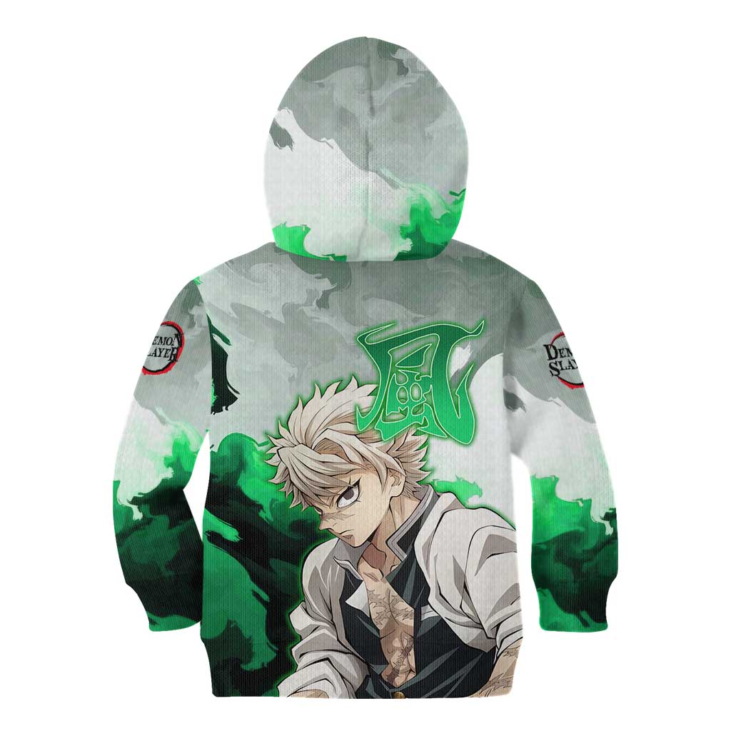 Sanemi Shinazugawa - Demon Slayer Kid Hoodie Anime Style