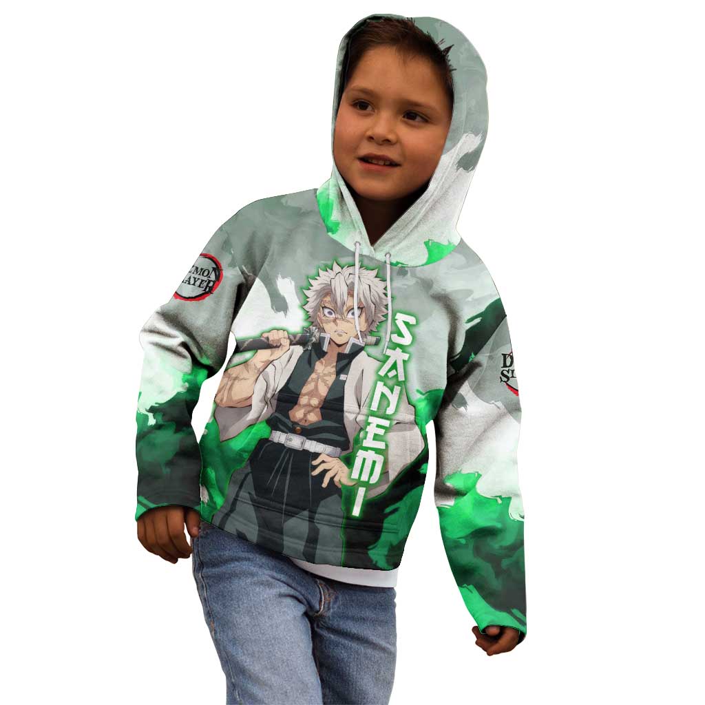 Sanemi Shinazugawa - Demon Slayer Kid Hoodie Anime Style