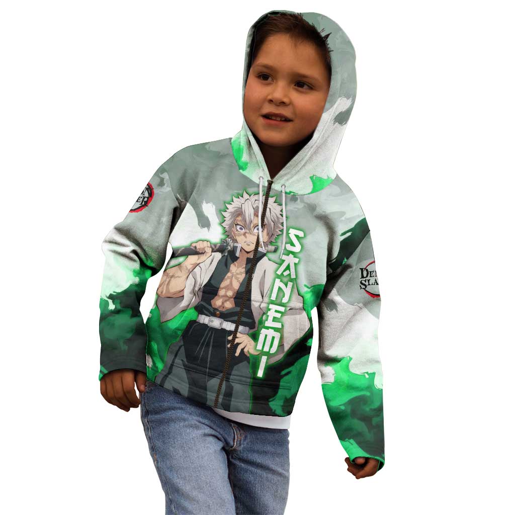 Sanemi Shinazugawa - Demon Slayer Kid Hoodie Anime Style