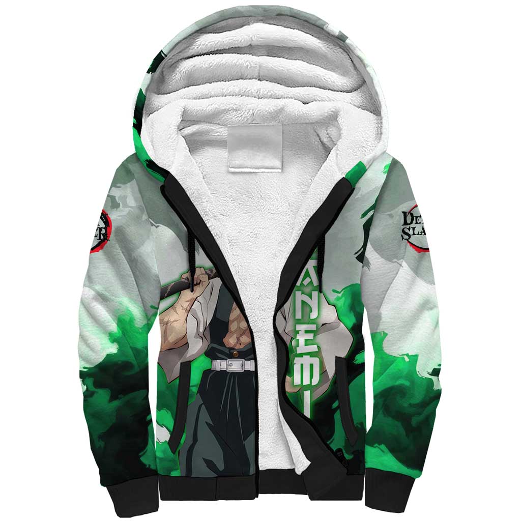 Sanemi Shinazugawa - Demon Slayer Sherpa Hoodie Anime Style