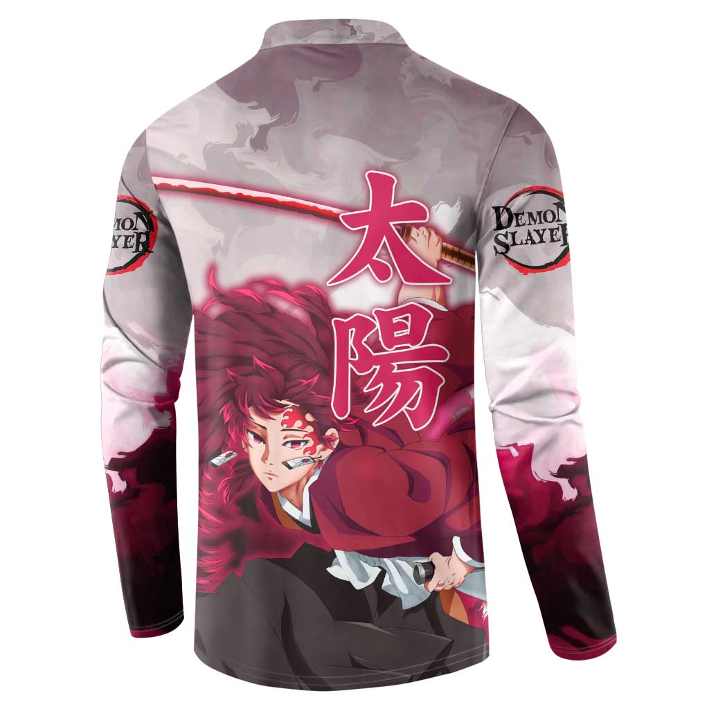 Tsugikuni Yoriichi - Demon Slayer Button Sweatshirt Anime Style