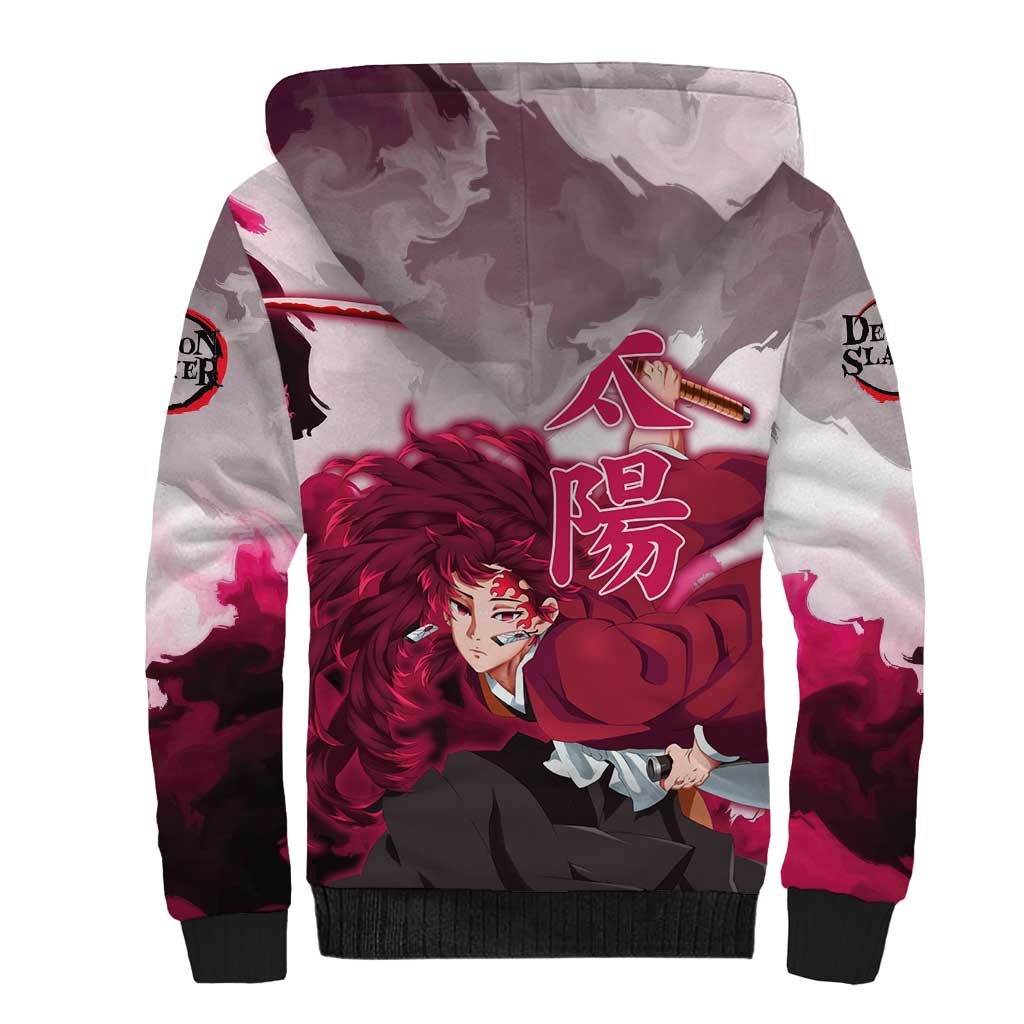 Tsugikuni Yoriichi - Demon Slayer Sherpa Hoodie Anime Style