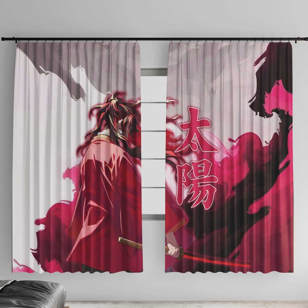 Tsugikuni Yoriichi - Demon Slayer Window Curtain Anime Style