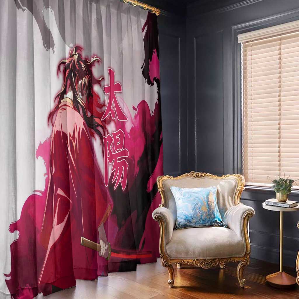 Tsugikuni Yoriichi - Demon Slayer Window Curtain Anime Style