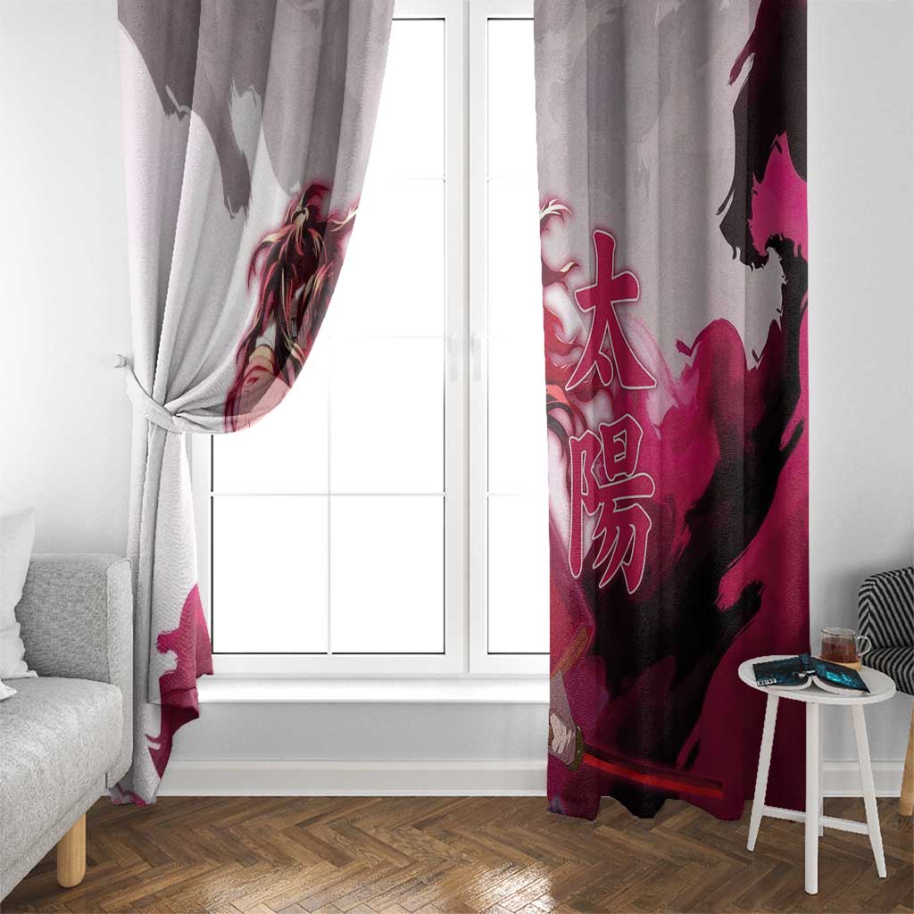 Tsugikuni Yoriichi - Demon Slayer Window Curtain Anime Style