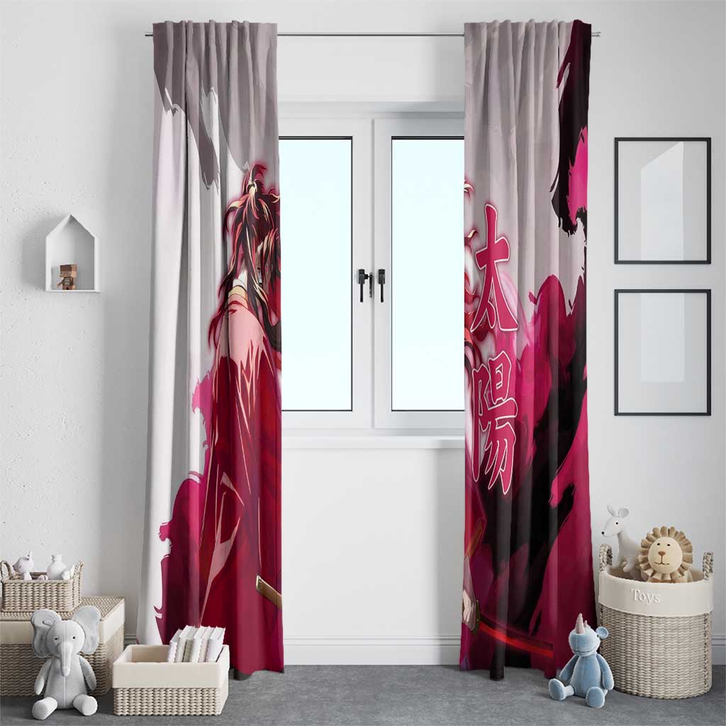 Tsugikuni Yoriichi - Demon Slayer Window Curtain Anime Style