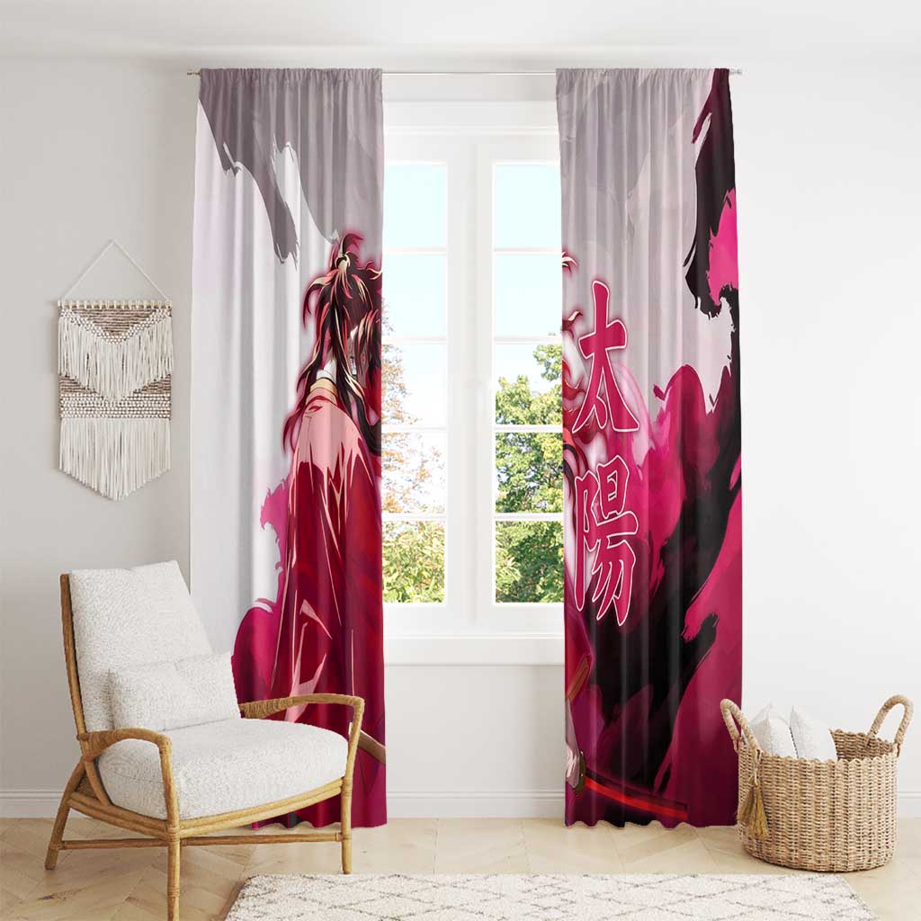 Tsugikuni Yoriichi - Demon Slayer Window Curtain Anime Style