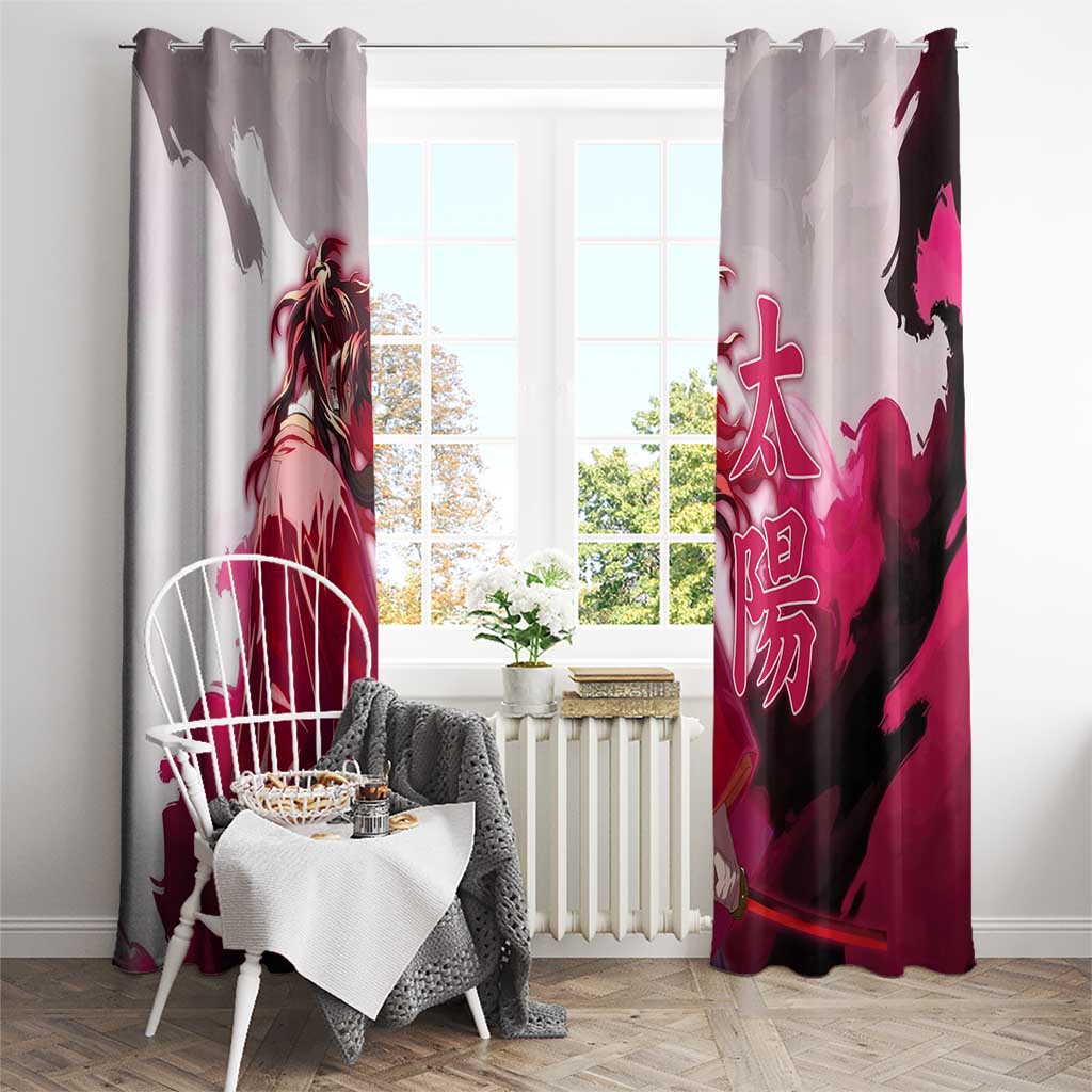Tsugikuni Yoriichi - Demon Slayer Window Curtain Anime Style