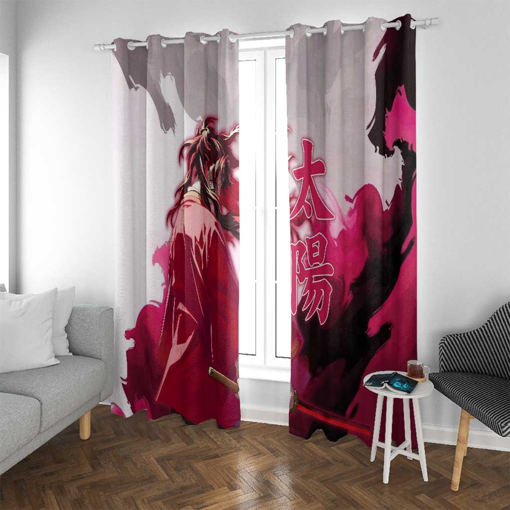 Tsugikuni Yoriichi - Demon Slayer Window Curtain Anime Style