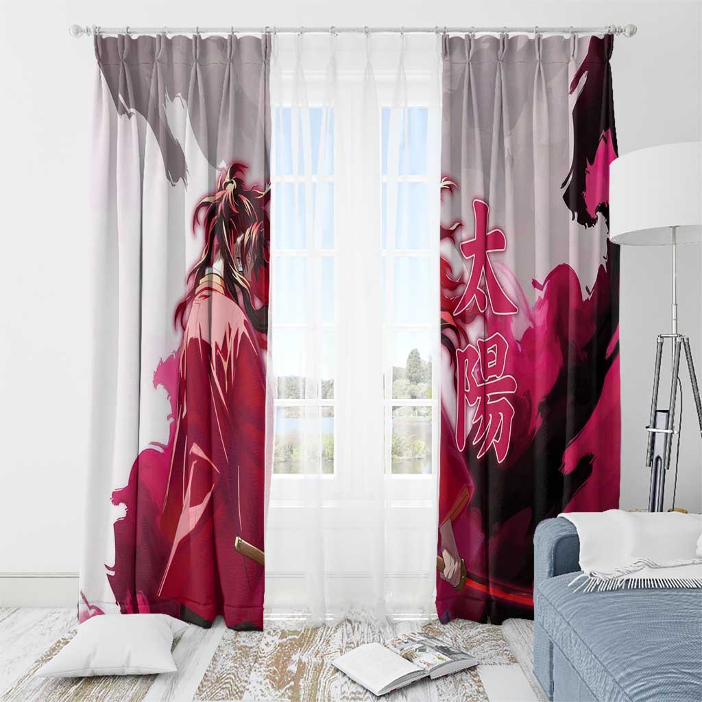 Tsugikuni Yoriichi - Demon Slayer Window Curtain Anime Style