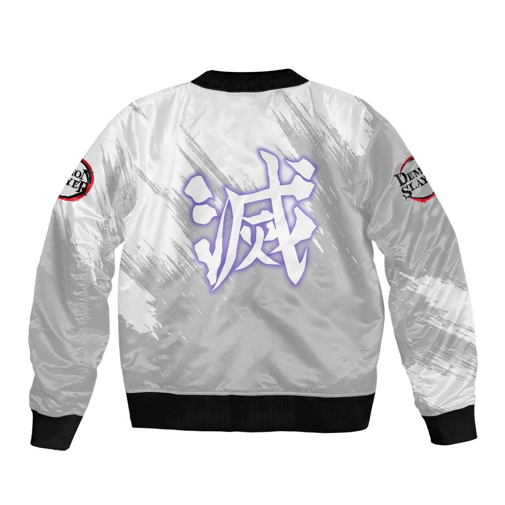 Shinobu Kochou - Semon Slayer Bomber Jacket Anime Style