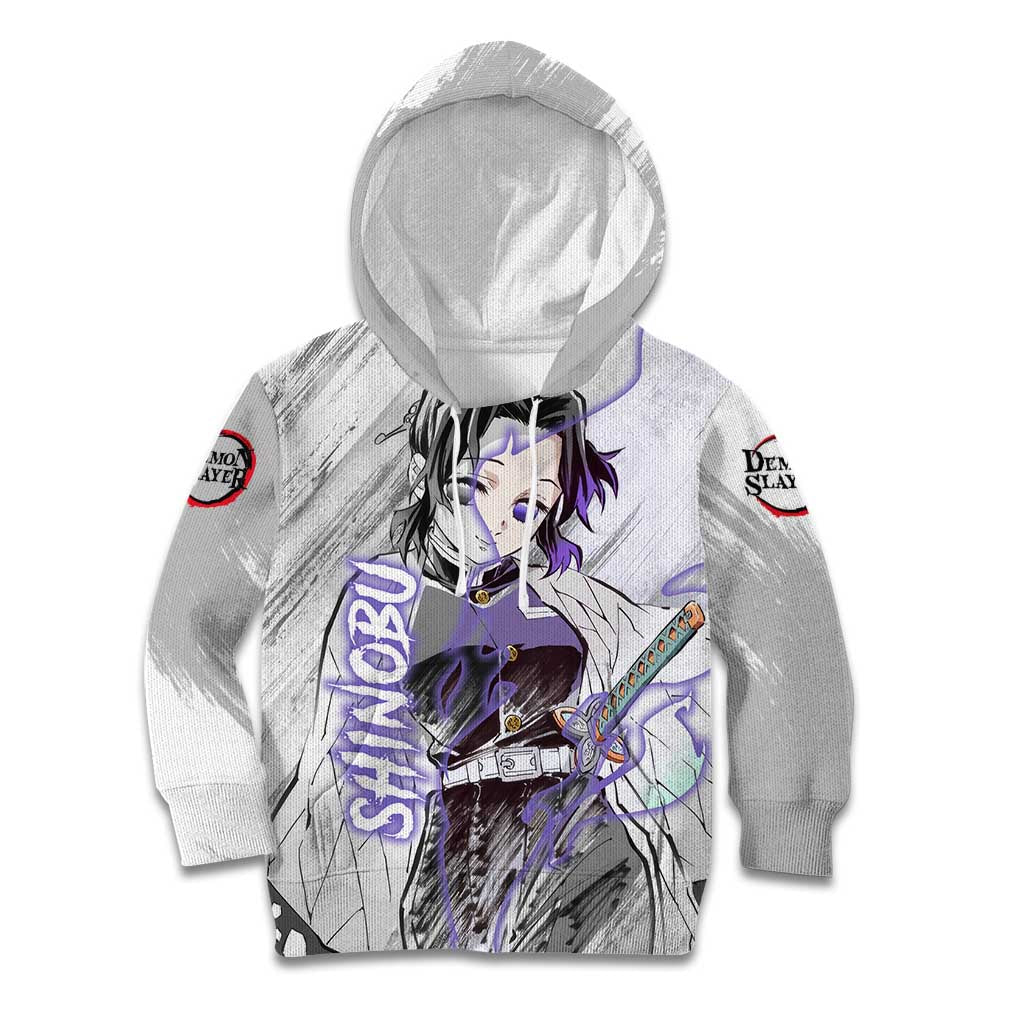 Shinobu Kochou - Semon Slayer Kid Hoodie Anime Style