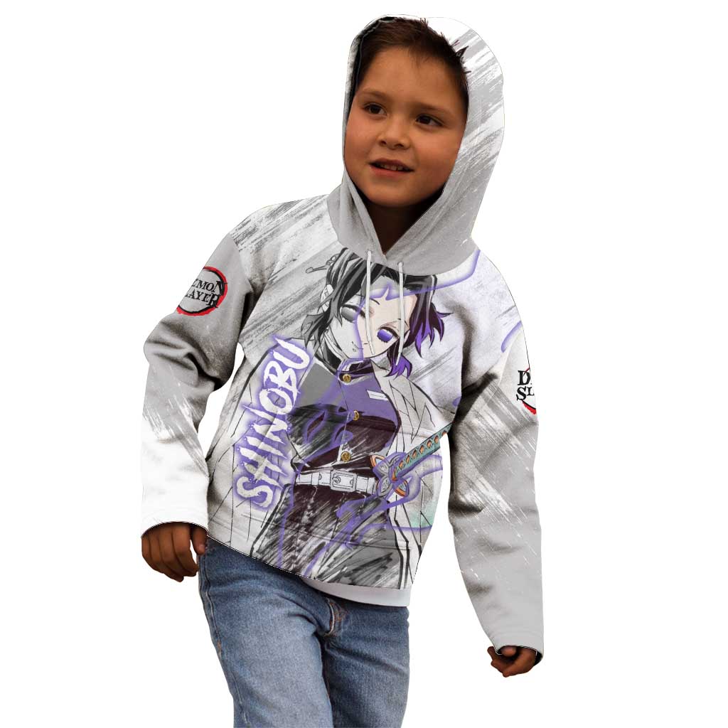 Shinobu Kochou - Semon Slayer Kid Hoodie Anime Style