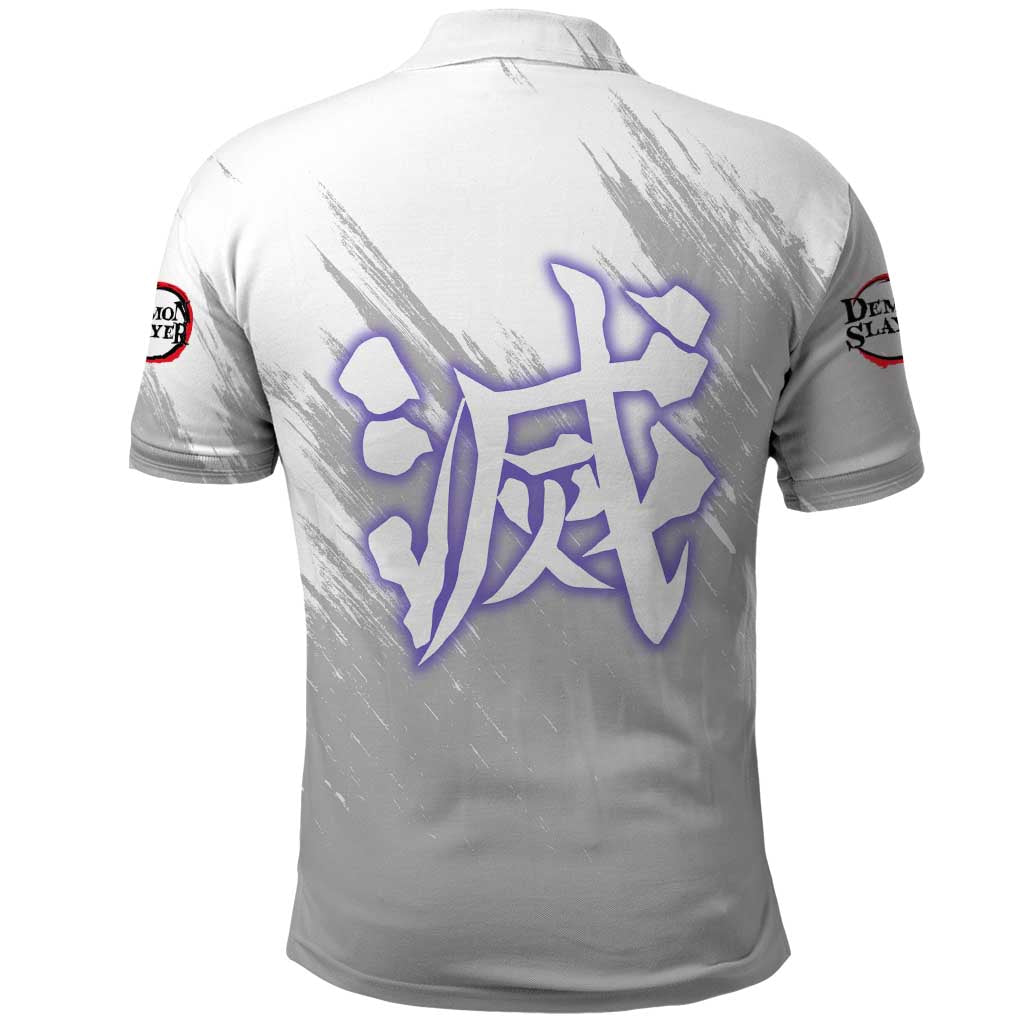 Shinobu Kochou - Semon Slayer Polo Shirt Anime Style