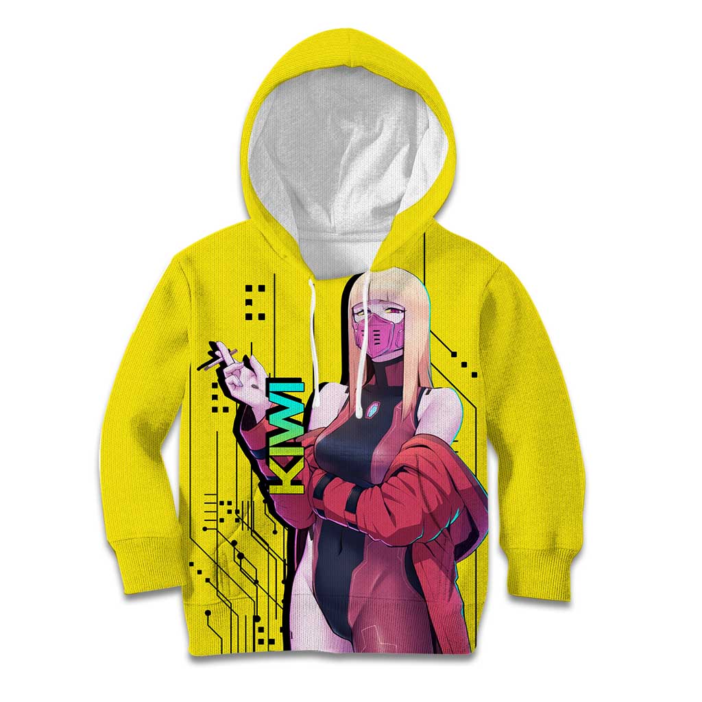 Kiwi - Cyberpunk Edgerunners Kid Hoodie Anime Style