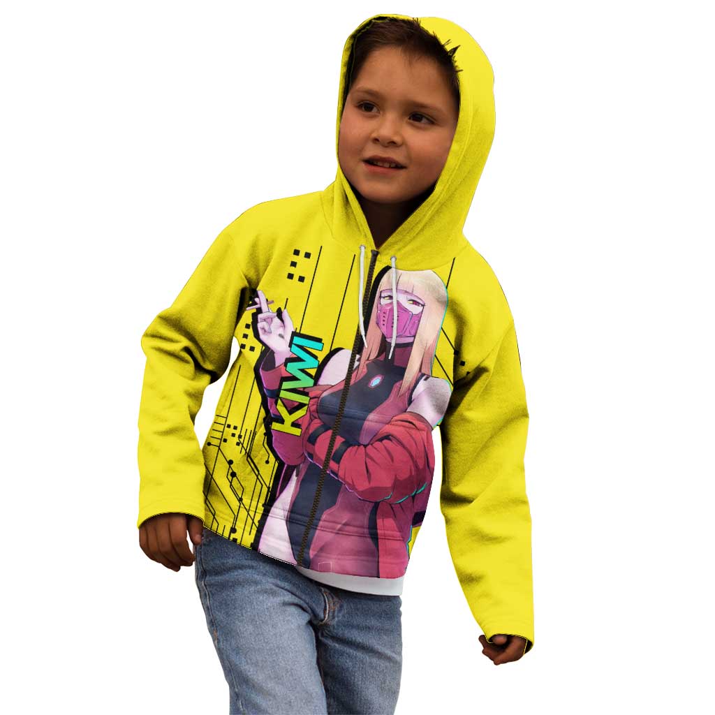Kiwi - Cyberpunk Edgerunners Kid Hoodie Anime Style