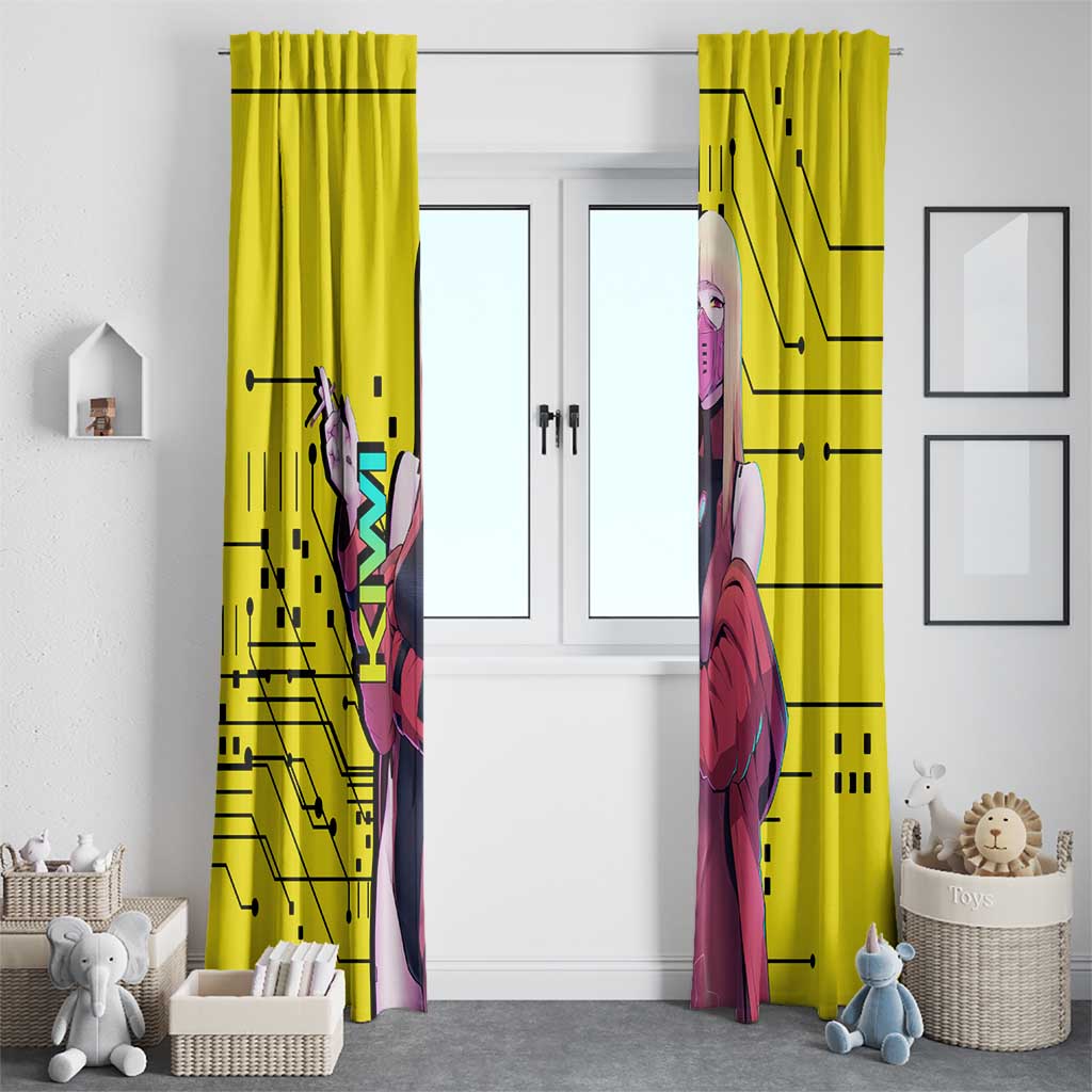 Kiwi - Cyberpunk Edgerunners Window Curtain Anime Style