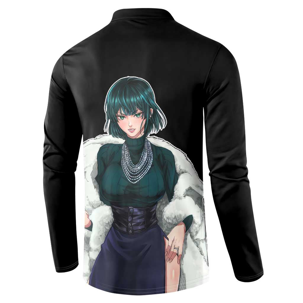 Fubuki - One Punch Man Button Sweatshirt Anime Mix Manga Style